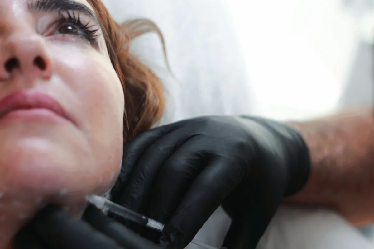 Smooth clear facial skin illustrating effective anti-aging skin maintenance